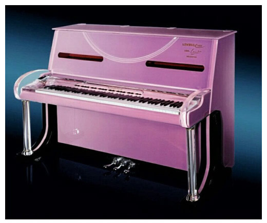 罗曼钢琴TP123立式水晶钢琴家用演奏